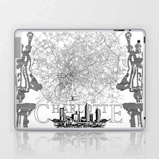 Charlotte Map Laptop & iPad Skin