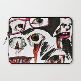 Face collage Laptop Sleeve