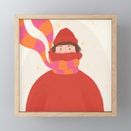 Sweater Weather Framed Mini Art Print