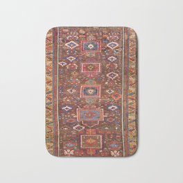Antique Kurdish Sa'uj Bulagh Kilim Rug Vintage Tribal Persian Carpet Bath Mat | Tribal, Farahan, Classic, Ornamental, Vintage, Medalian, Antique, Old World, Ornate, Kurdish 