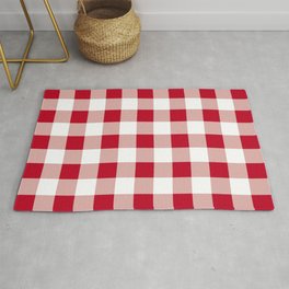 Classic Check - red Area & Throw Rug
