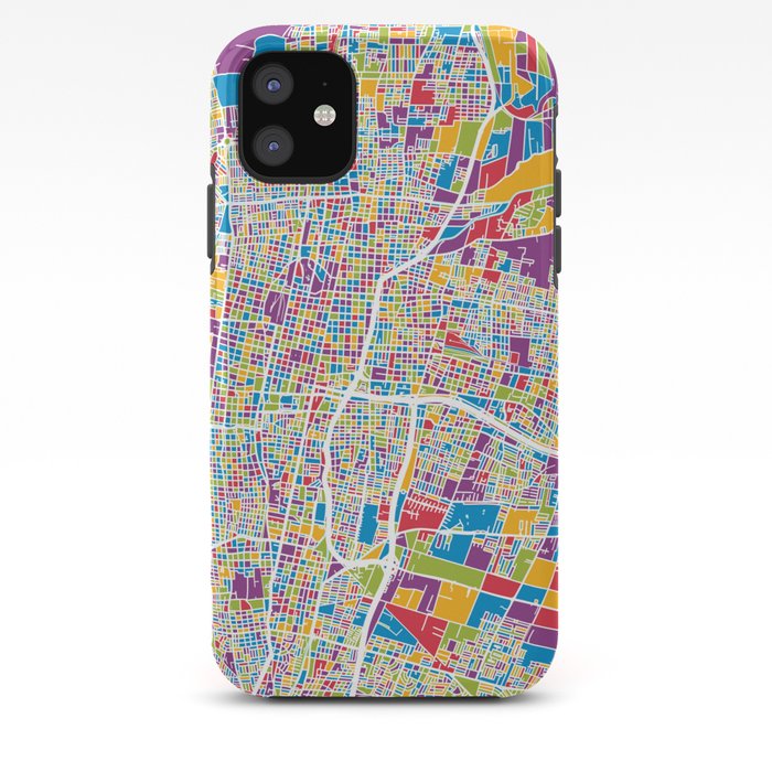 Mendoza Argentina City Street Map iPhone Case by artpause ...