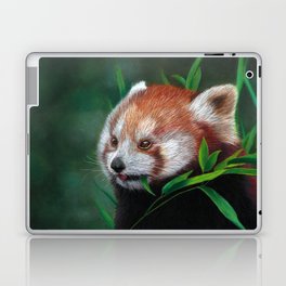 Red Panda, A Realistic Pastel Artwork Laptop & iPad Skin