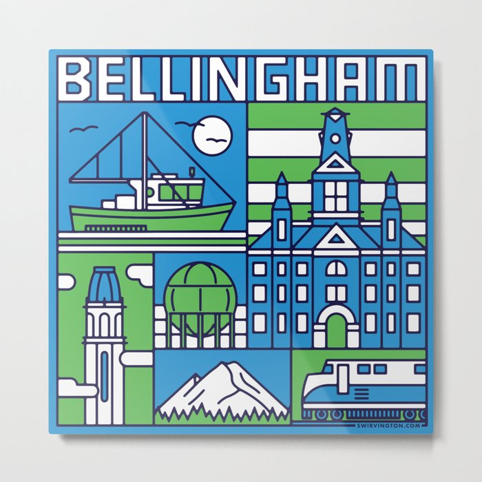Bellingham, Washington Metal Print