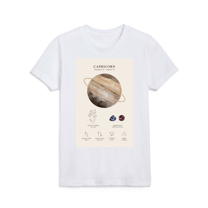 Capricorn - Astrology Kids T Shirt