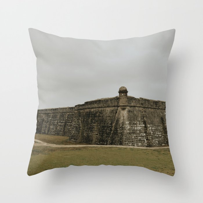 old fortress in the city	 Throw Pillow