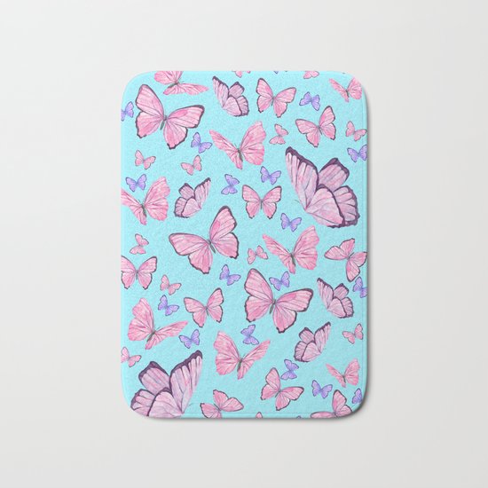 Butterflies Bath Mat