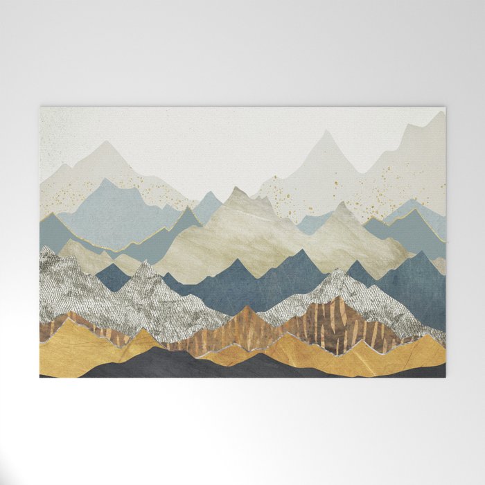 Distant Peaks Welcome Mat