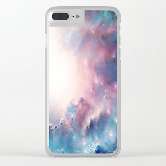 Galactic storm Clear iPhone Case