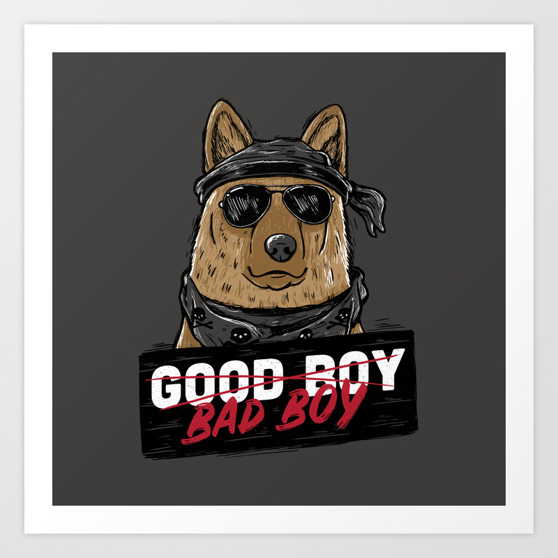 wallpapers Good Boy Art good boy bad boy art print