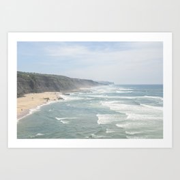 Praia do Magoito in Portugal art print - coastal landscape travel photography Art Print