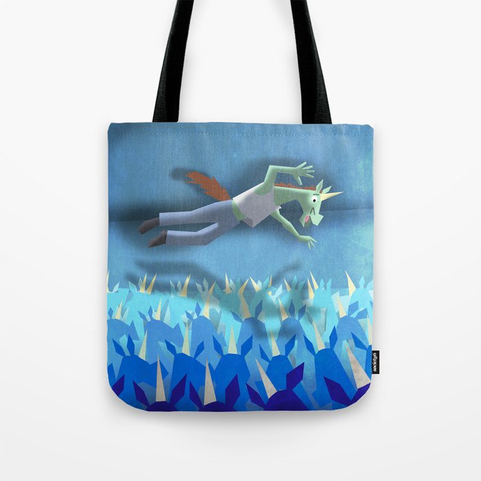Why Unicorns Don’t Stage Dive Tote Bag
