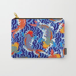 Koi fish / japanese tattoo style pattern Carry-All Pouch
