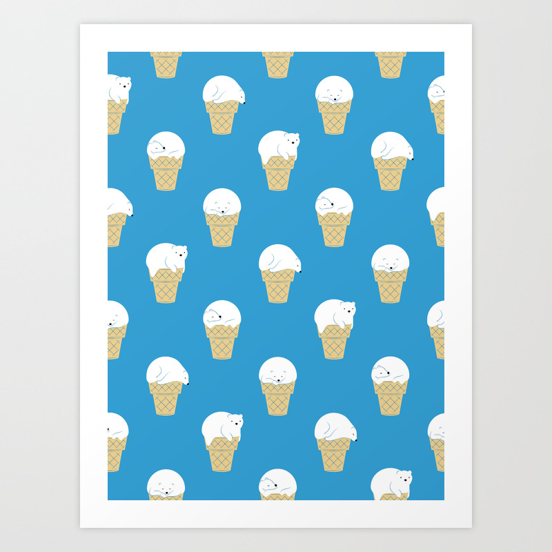 Polar Bear Ice Cream Logo