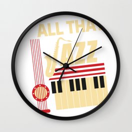 All That Jazz Wall Clock