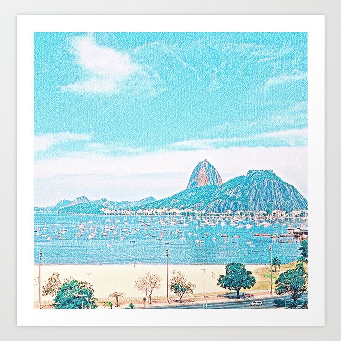 Rio de Janeiro - Pão de Açúcar - Art Art Print