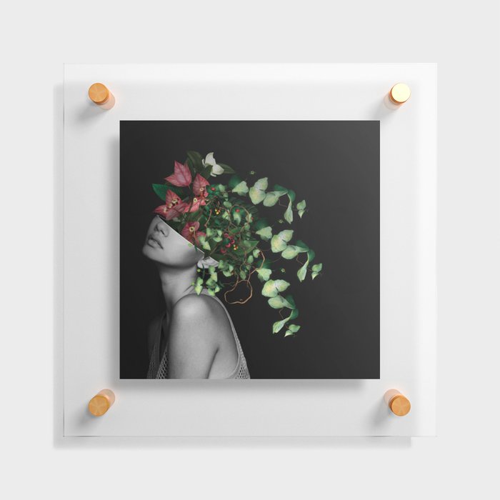 Lady Flowers X Floating Acrylic Print