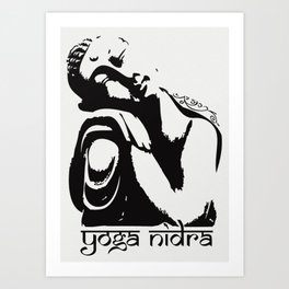Yoga Nidra - Buddha Art Print