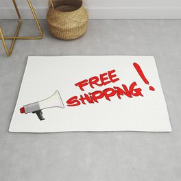 Free Shipping Megaphone Rug