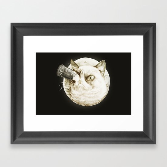 A Trip to the Moon Framed Art Print