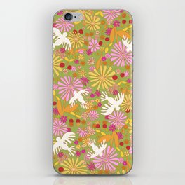 Birds & Flowers iPhone Skin