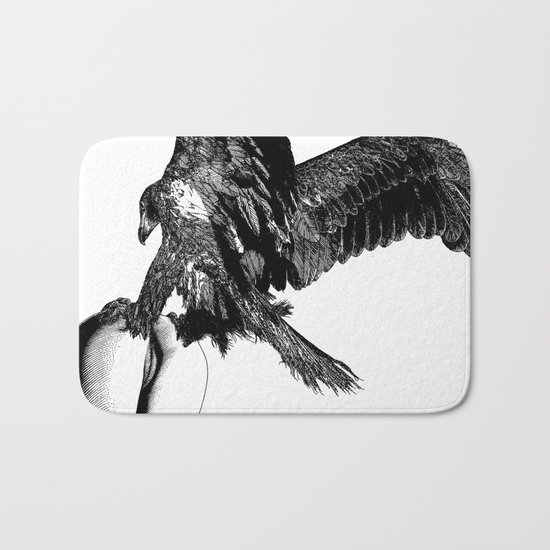 asc 636 - La fauconnière (Bird of prey) Bath Mat