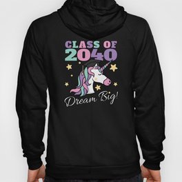 Girls Class of 2040 Grow With Me Magical Unicorn Hoody