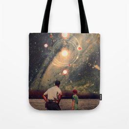 Light Explosions In Our Sky Tote Bag