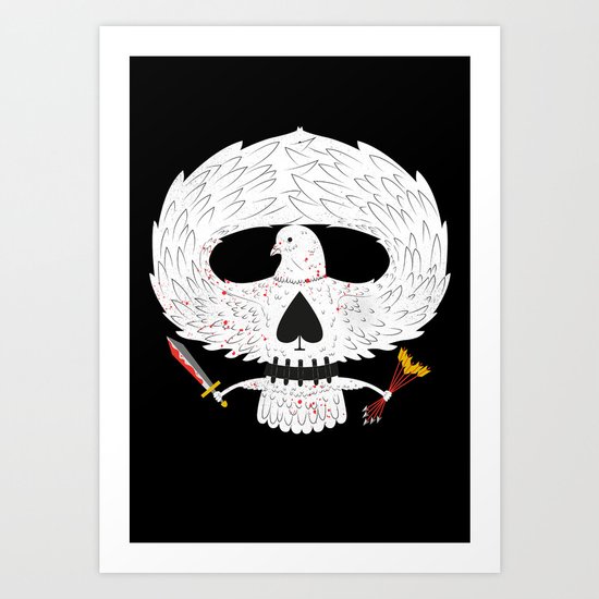 Dove of Death Art Print