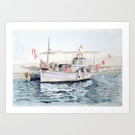The Fishing Boat Art Print