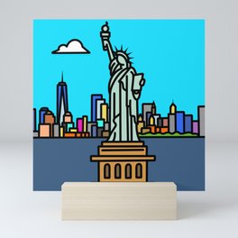 New York Liberty Statue Mini Art Print