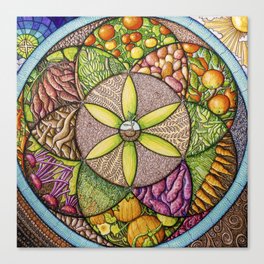Abundant Harvest: Food Security Meditation Canvas Print