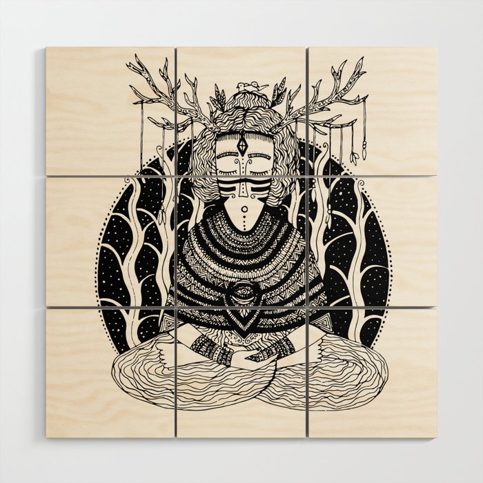 Meditation Wood Wall Art
