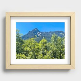 Washington Mountains Recessed Framed Print