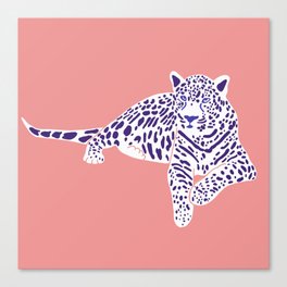 Jaguar - Pop pink Canvas Print
