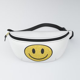 Glitter Smiley Face Fanny Pack