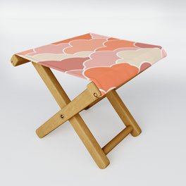 Colorful clouds 4 Folding Stool