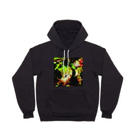Red and green Ivy in January Hoody