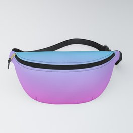 OMBRE BLUE PINK COLOR Fanny Pack