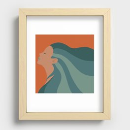 Peaceful Profile Recessed Framed Print