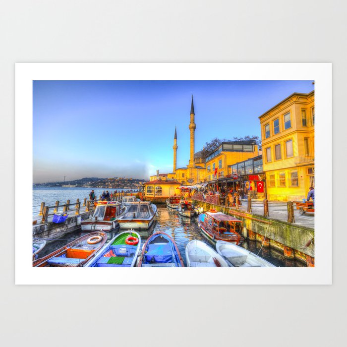 Picturesque Istanbul Art Print By Davidpyatt Society6