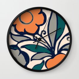 Art Deco Charlotte Rhead Graphic Artwork Wall Clock