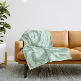 Minty Fresh Melted Happiness Throw Blanket