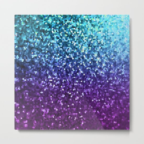 Mosaic Sparkley Texture G198 Metal Print
