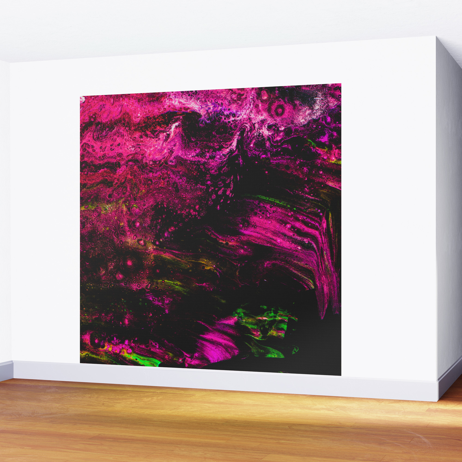 Abstract Paint Render V6 Wall Mural