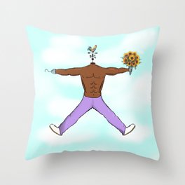 F  Throw Pillow