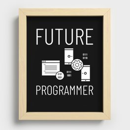 Coding Programmer Gift Medical Computer Developer Recessed Framed Print