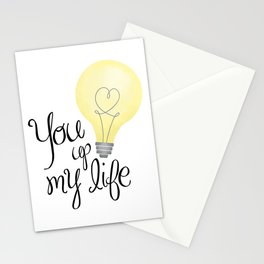 You Light Up My Life Stationery Card