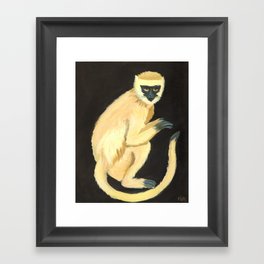 A Monkey Framed Art Print