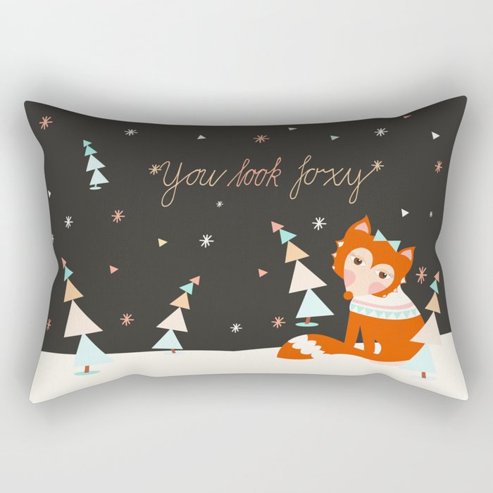 Foxy Rectangular Pillow